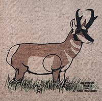 Burlap Antelope Target