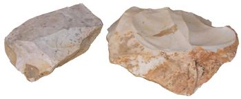 Heat Treated Keokuk Stone Spalls