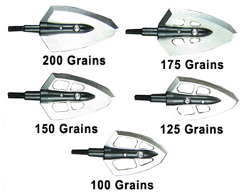 ABS Maasai 2-Blade Screw-In Broadheads