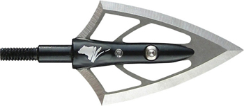 ABS Silver Flame 2-Blade Screw-In Broadheads