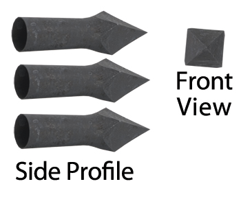 Short Bodkin Medieval Glue-On Arrow Points