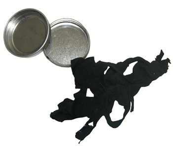 Char Cloth in Tin