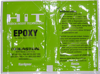 Easton Hit Insert Epoxy Packet