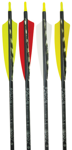 Easton Gamegetter XX75 Aluminum  Fletched Arrows Dz.