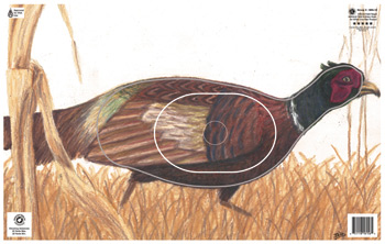 Pheasant Paper Target