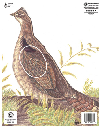 Grouse Paper Target