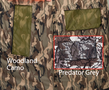 Hidden Hunter Blind Shoot thru Screens