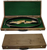 Handcrafted Walnut  T/D Recurve Case