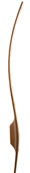 Bamboo Backed Ipe  w/ Brazilian Cherry and Maple handle
