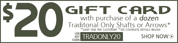 Click Here for Traditional Only Shafts and Arrows