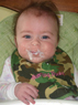 ''Hunting Buddy'' Embroidered Baby Bibs
