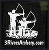 Traditional Archery  3Rivers  Window Decal