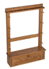 Display Bow Rack with Cabinet