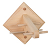 Compact Wood Bow Rack