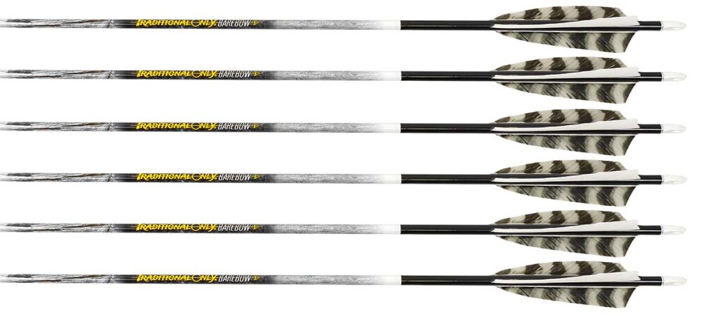 Traditional Only® Barebow Carbon Arrows