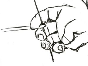 Archery Finger Placement