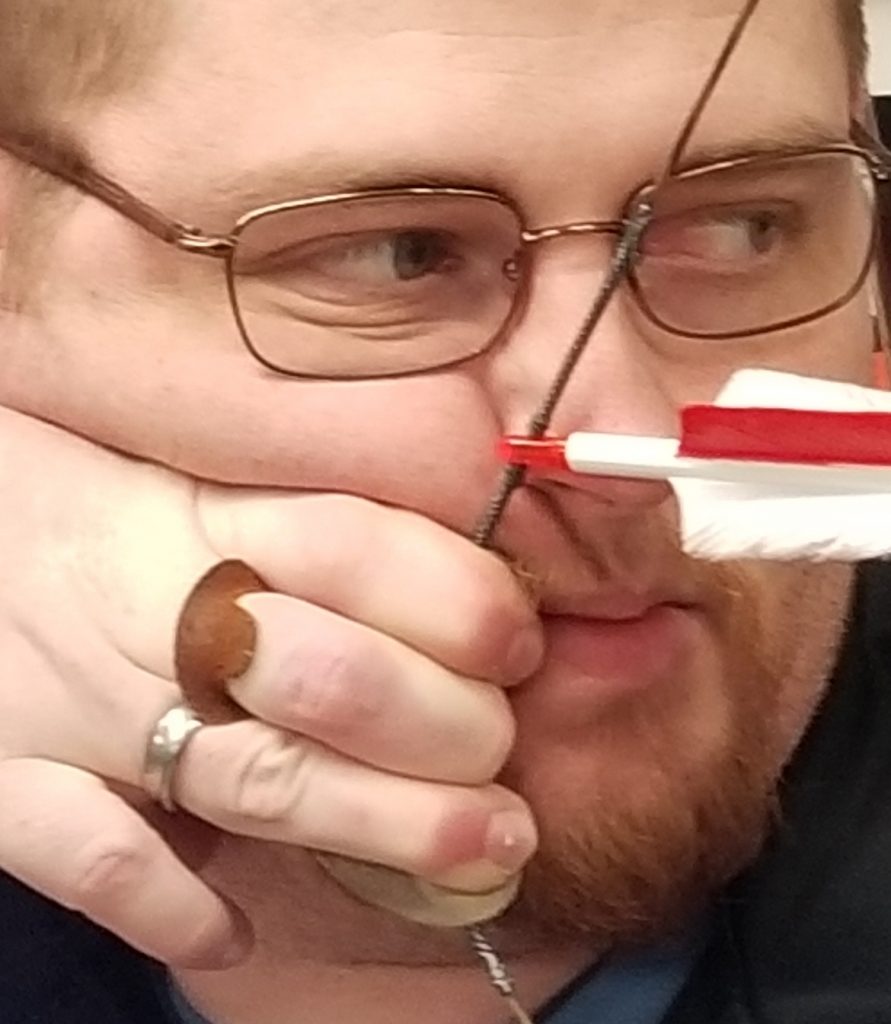 String Walking - note arrow location in relation to tab