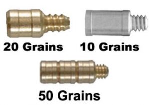 Gold Tip screw-in weights