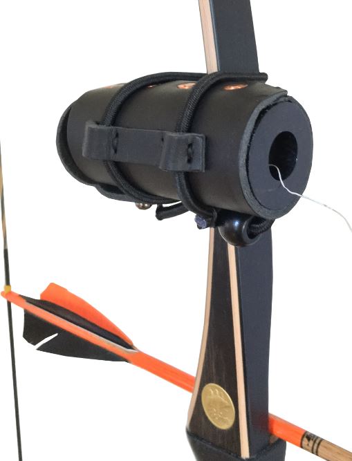 String tracker mounted to longbow