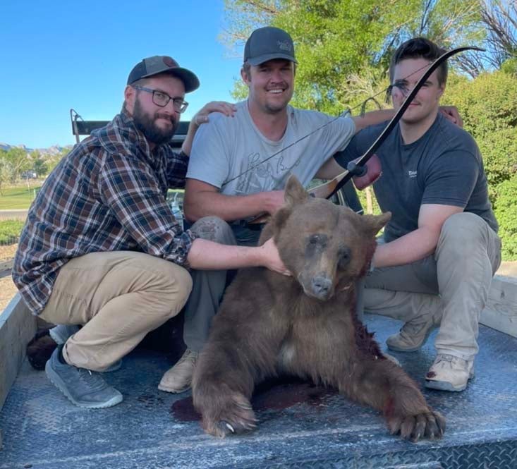 Jake Mecham with his 2022 Utah Black Bear