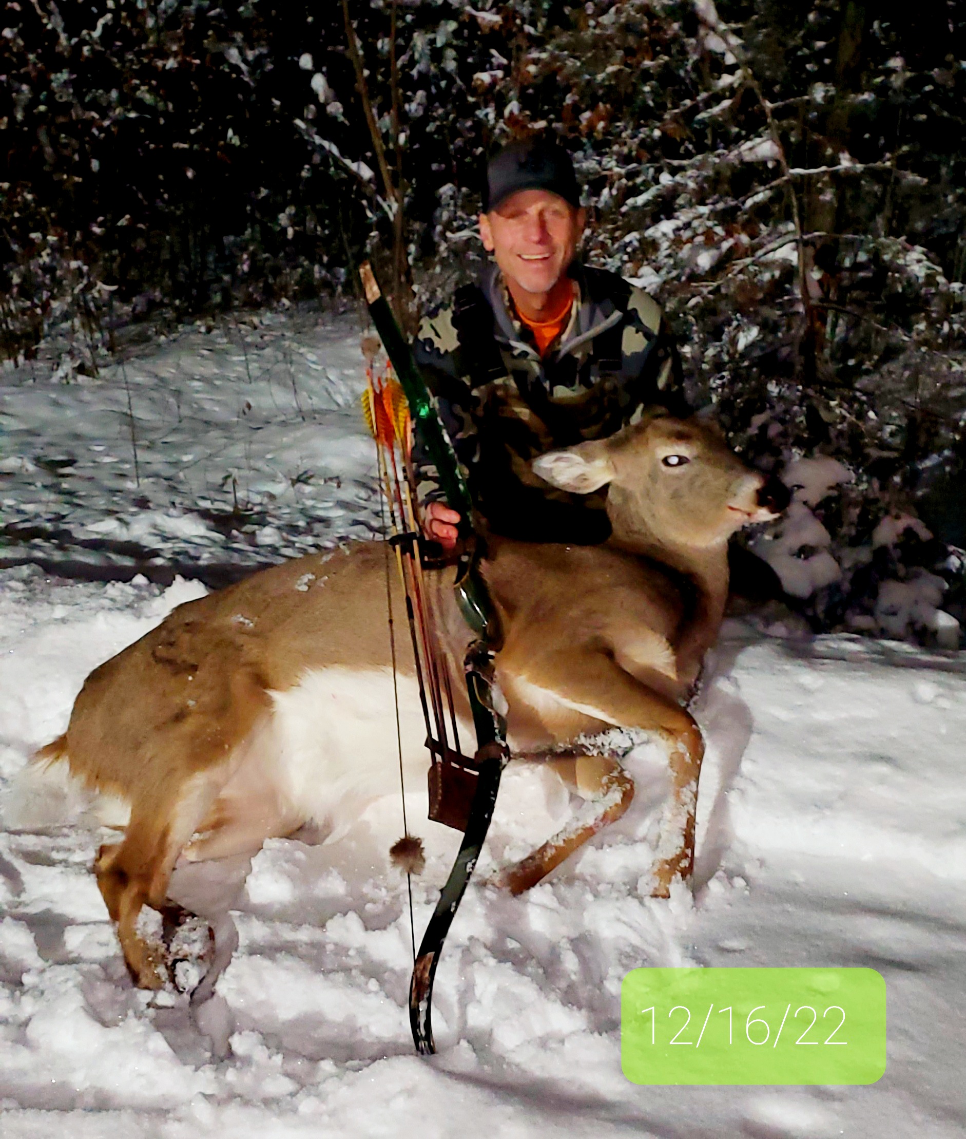 Steve Fasching with their 2022 Minnesota Whitetail Deer