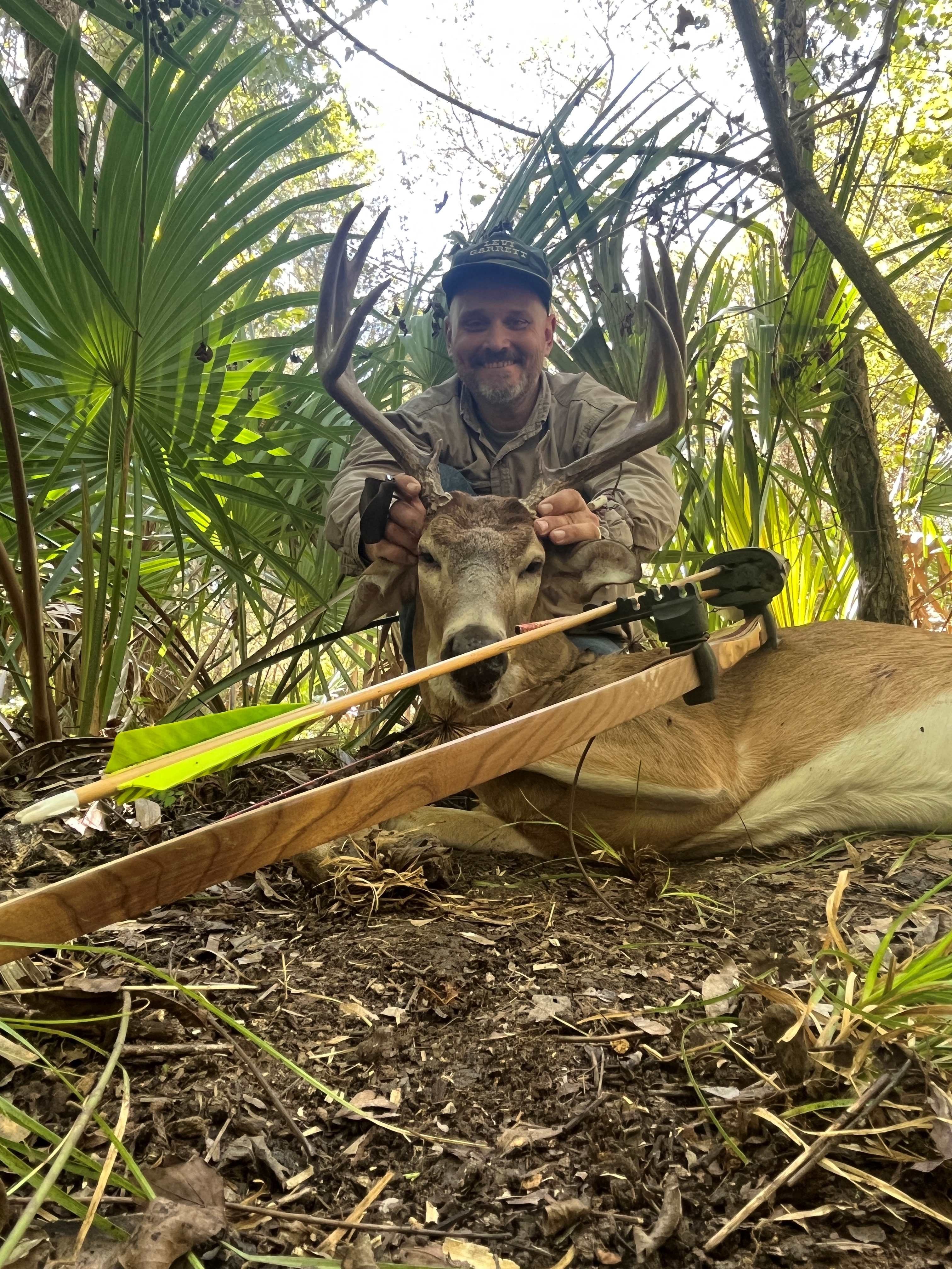 Calan Coleman with their 2023 Whitetail in Texas