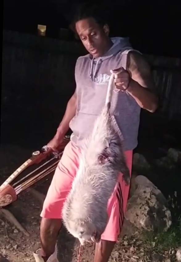 Larry S Weathers Jr 2021 Texas Opossum