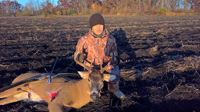 Greg Hintz with their 2016 Wisconsin Whitetail Deer