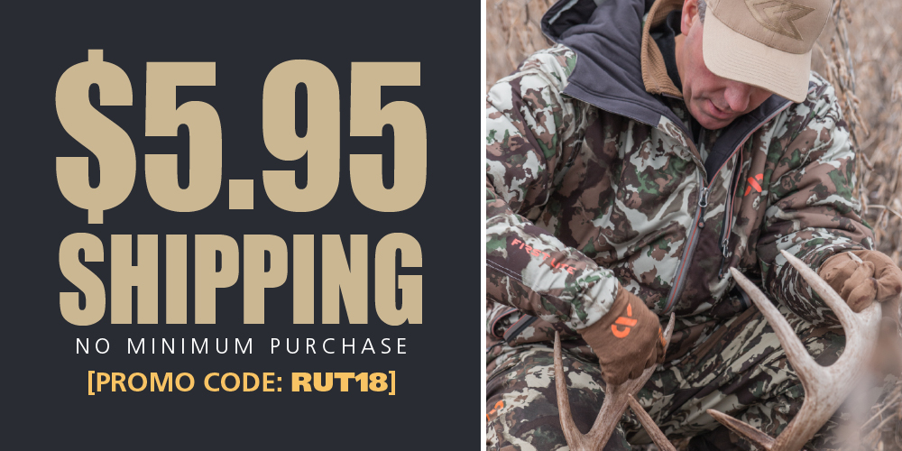 $5.95 shipping, no minimum purchase. Promo code: RUT18. Shop now.