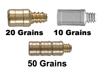 Gold Tip Weight System Screw-in Weights