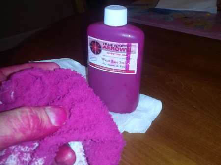 Arrow Stain is Messy