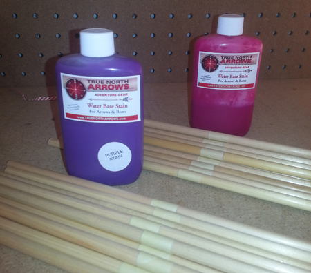 3Rivers Port Orford Cedar Shafts and True North Stains.