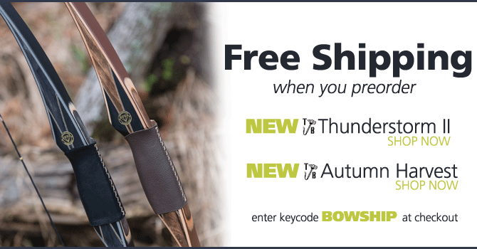 Free Shipping when you preorder. Enter keycode BOWSHIP at checkout.