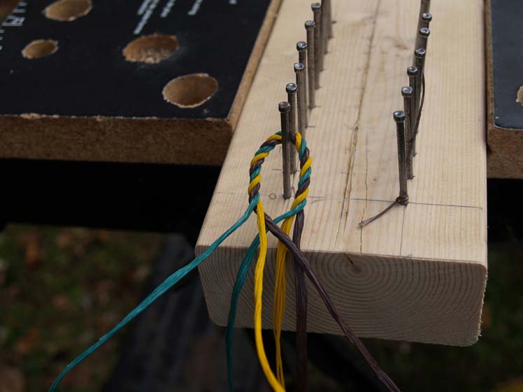 Learn how to build a Flemish twist bow string