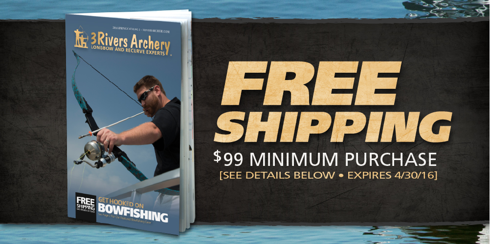 2016 3Rivers Archery April Catalog Offer