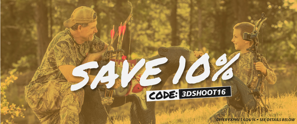 Save 10 percent. Code: 3DSHOOT16. Offer expires 6-26-16. See details below.