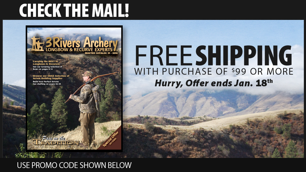 3Rivers Archery January 2016 Catalog Offer