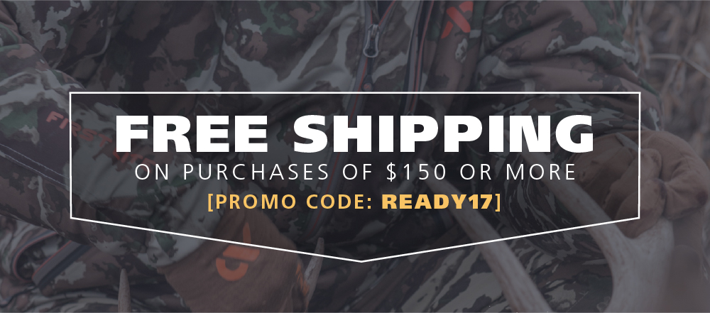 Free Shipping on purchases of $150 or more. Promo code: READY17
