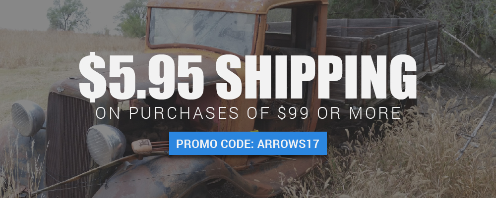 $5.95 Shipping on purchases of $99 or more. Promo code: ARROWS17