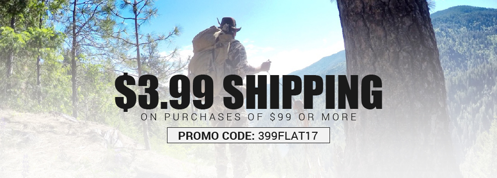 $3.99 shipping on purchases of $99 or more. Promo Code: 399FLAT17.