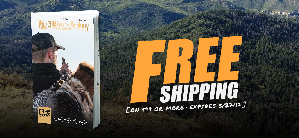 Free Shipping on $99 or more. Expires 3-27-2017
