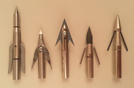 Details about   6x100Gr SS Steel Hunting Archery Arrow Heads Broadheads Bow Fishing Points Tips 