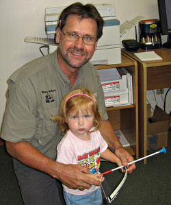 Dale Karch and grandaughter Vision Karch