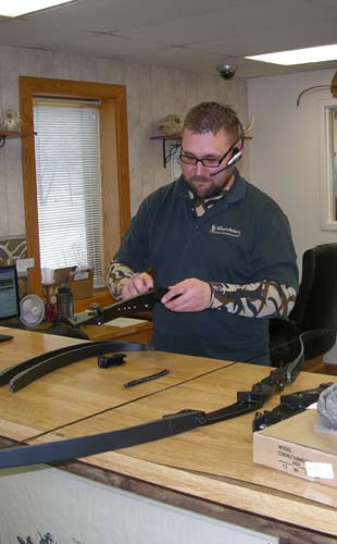Dave setting up his DX5 Longbow