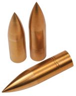TopHat Screw On Bullet Nose Brass Field Points, 6-pack