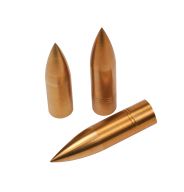 TopHat Screw On Bullet Nose Brass Field Points, 6-pack