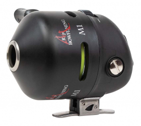 bow fishing reel for turkeys AMS Bowfishing Retriever Pro The 25 yards of 200 pound braided Dacron line is easy to track and is stacked in the bottle rather than wound on a drum or spool Bowfishing Reel
