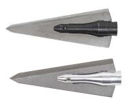 Caiman 2-Blade Glue-On Single Bevel Broadheads, 3-pack
