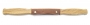 Drawknife with Oak Handle and Leather Sheath Thumbnail Image 2