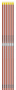 Easton FMJ Autumn Orange 5MM Carbon Shafts Limited Edition, 6-pack Thumbnail Image 2